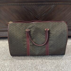 Hartmann Wings Jacquard Diamond Pattern Weekender Duffel Bag
